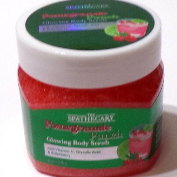 The Spathecary Pomegranate Punch Glowing Facial Body Scrub 6 Oz - Picture 4 of 4